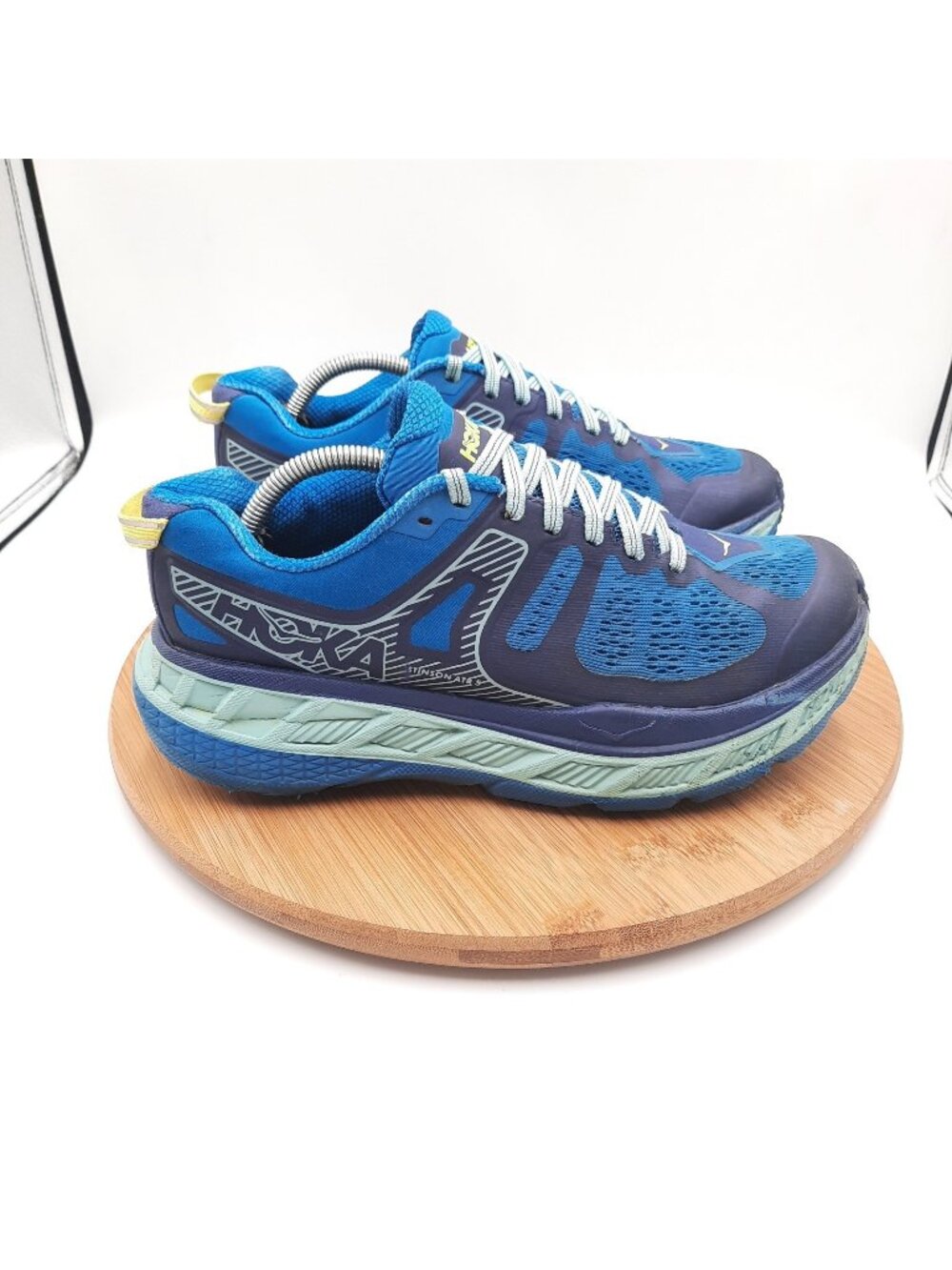 Hoka One One Stinson ATR 5 Womens 8 Shoes Seaport Aqua Haze Running Sneakers